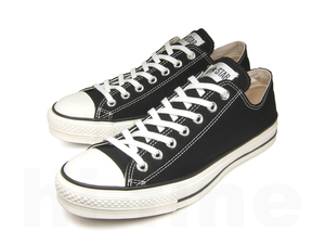 【新品】 コンバース MADE IN JAPAN オールスター CONVERSE ALL STAR J OX ブラック 黒 日本製 23.5cm