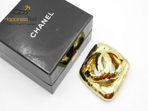 シャネル　CHANEL　ココマーク　GPブローチ