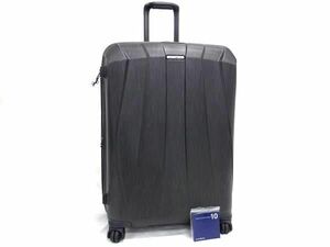 1円 ■極美品■ Samsonite サムソナイト ポリカABS 4輪 キャリーケース スーツケース トラベルバッグ ダークグレー系 AX9028