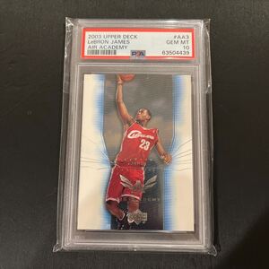 PSA 10 2003-04 UPPER DECK AIR ACADEMY LeBRON JAMES #AA3 RC Cavaliers レブロン・ジェームズ　キャバリアーズ