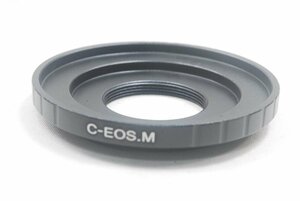 ★新品未使用品★CCTV Fujian Canon キャノン EOS.M Cマウント アダプターリング BK★