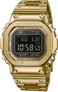 送料無料★国内正規品★新品・未使用★CASIO G-SHOCK Bluetooth 搭載 フルメタル 電波ソーラー GMW-B5000GD-9JF★85,800