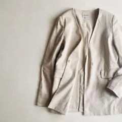 Steven Alan NO COLLAR JACKET ナチュラル 日本製