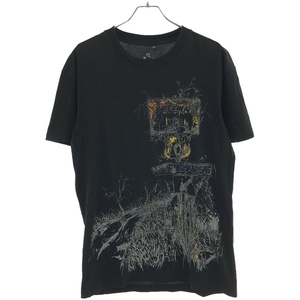 McQ ALEXANDER McQUEEN マックキュー アレキサンダーマックイーン FREEWAY プリントTシャツ ブラック 999 ITF15SICPU74