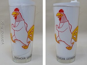 73年製 ビンテージグラス ペプシ [ フォグホーン・レグホーン ] PEPSI COLLECTOR SERIES ルーニーテューンズ Foghorn Leghorn