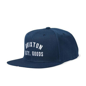 正規品!! BRIXTON(ブリクストン) WOODBURN NETPLUS SNAPBACK ネイビー