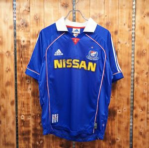 99年　adidas 横浜Fマリノス ユニフォーム ゲームシャツ　nissan M/アディダス