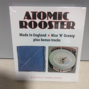 ☆ATOMIC ROOSTER☆MADE IN ENGLAND/NICE ’N’ GREASY PLUS BONUS TRACKS【必聴盤】アトミック・ルースター 2CDスリーブケース 新品未開封