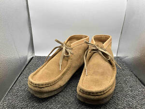 Clarks クラークス 35405 WALLABEE ワラビー ブーツ サイズ UK7.5 US8.5 ベージュ ブラウン スウェード