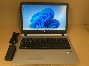 HP ProBook450G3 Corei5 6200U メモリ16GB/SSD128GB/SSD480GB Win11Pro　管理番号：S088