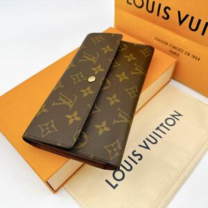 3211【極美品】LOUIS VUITTON ルイヴィトン モノグラム ポルトフォイユ インターナショナル 長財布 三つ折り財布 ウォレット M61215/TH1001