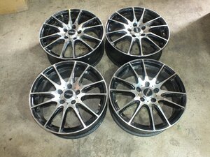 BSJ 17インチアルミホイール 17×7J +38 PCD114,3 5H ハブ72mm 4本セット