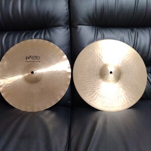 paiste fomula602 サウンドエッジハイハット　14インチ　セット　ビンテージ　