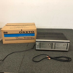 L721-K59-193 ONKYO オンキョー Integra m-955 nⅡ/260 オーディオ機器 STEREO POWER AMPLIFIER パワーアンプ 箱付き