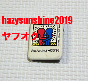 キース・ヘリング KEITH HARING 1993 PIN バッジ BADGE