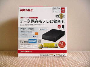 送料無料 美品 BUFFALO バッファロー 2TB 外付けハードディスク HD-EDS2.0U3-BC ♪ パソコン/テレビ録画/PS4対応 HD-EDS-Cシリーズ 日本製