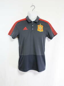 スペイン 代表 ポロシャツ S アディダス ADIDAS 送料無料 SPAIN サッカー ユニフォーム Tシャツ