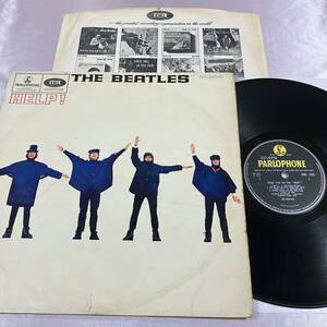 マト2/2　UKモノラル盤イエローパーロフォン　2ndプレス　HELP!　ビートルズ　THE BEATLES