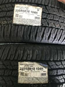 2404-10 ●2本のみ● 235/55R18 104H ジオランダー A/T G015 2020年製 ヨコハマ 未使用品！！