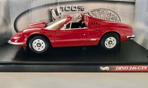 Hot Wheels 1/18 Ferrari Dino 246 GTS 赤