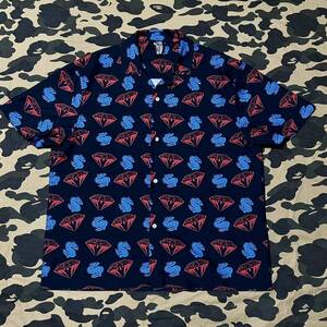 BBC ICECREAM billionaire boys club ビリオネアボーイズクラブ open shirt 半袖シャツ jp only