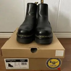 Dr. Martens ドクターマーチン ブラック 厚底ブーツ 24cm