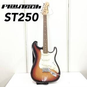 プレイテック エレキギター ST250 メープルサンバースト 弦楽器 Maple Sunburst PLAYTECH （E1676）