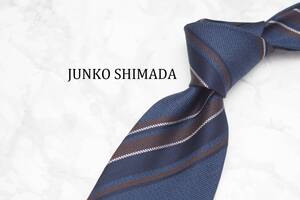 【美品】JUNKO SHIMADA ジュンコ シマダ A-658 日本製 ブランド ネクタイ 良品 古着 卸 USED オールド SILK