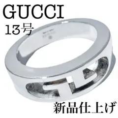 【新品仕上】GUCCI グッチ GGカットアウト ダブルG リング 指輪 13号