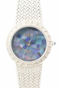 LUCIO ルチオ L-109 OPAL JEWELRY クォーツ SS シルバーカラー レディース 腕時計 5861-HA