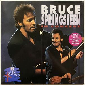 貴重 EUオリジナル盤 BRUCE SPRINGSTEEN IN CONCERT MTV PLUGGED 2枚組LP