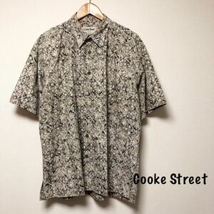 Cooke Street＊メンズXL 半袖シャツ アロハシャツ コットンシャツ 柄シャツ ハワイアンシャツ 花柄 アメカジ USA古着