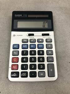 G0822-05★希少　CASIO JS-10L 電卓 計算機 昭和レトロ　ELECTRONIC CALCULATOR 事務に