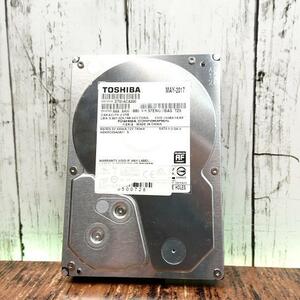 【正常判定】TOSHIBA HDD 3.5インチ 2TB 使用時間 8272ｈ ハードディスク パソコン