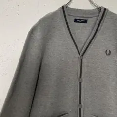 FRED PERRY コットン100%ニットカーディガン　サイズs