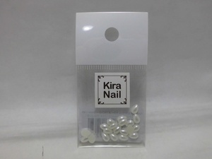 ・KiraNail ドロップパール 6mm×4mm 