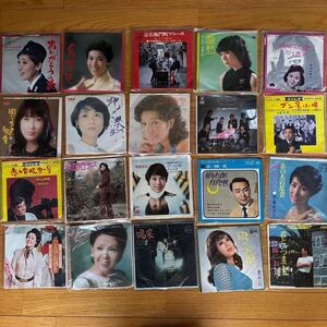 ▼まとめ出品▼ ⑦ epレコード 120枚 邦楽 昭和歌謡 演歌など レコード 中古 現状品 和モノ グルーヴ歌謡 梓みちよ 竹越ひろ子 朱里エイコ