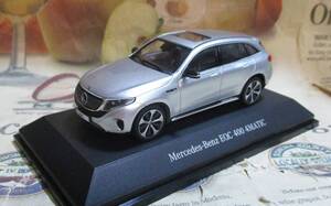 ☆激レア絶版*ディーラー限定*SPARK*1/43*Mercedes-Benz EQC 4Matic (N293) 2019 ハイテクシルバー