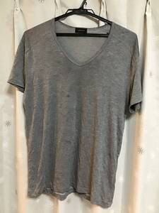 【JOSEPH HOMME/ジョセフオム】半袖Tシャツ/48★グレー★メンズ★USED