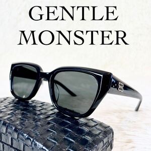 GENTLE MONSTER　NABI　ジェントルモンスター　ナビ　サングラス　ブラックレンズ　ブラックフレーム　ウェリントン