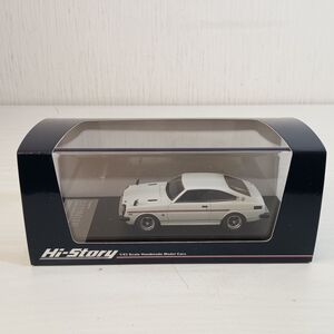 み622【60】1円～ Hi-Story 1/43 ミニカー トヨタ スプリンター SPRINTER 1600 TRUENO GT (1974) ホワイト・ミラージュ