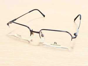 新品　RODENSTOCK ローデンストック　日本製　メガネ　眼鏡　高級感　オシャレ　上品　ハーフリム　チタン　軽い