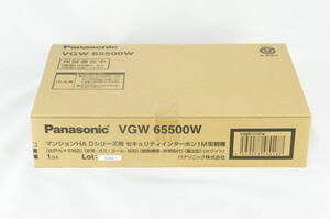 【未使用品/送料無料】パナソニック Panasonic VGW65500W マンションHA Dシリーズ用 セキュリティインターホン 1M型親機 K247_64 管理0814