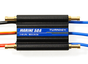 Turnigy マリン ESC 50A ブラシレスアンプ　RCボートに.