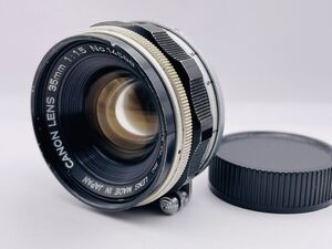 良品（作例あり) CANON キヤノン 35mm 1:1.5(f1.5) L39マウント 光学系絶好調