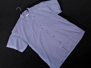 MEN’S MELROSE メンズメルローズ 半袖 シャツ sizeL/青 ■◆ ☆ ega5 メンズ