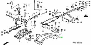 未使用 純正品 NSX NA1/NA2 サイドブレーキ＆ベース チェンジ ホンダ genuine goods NSX side brake & base change Honda