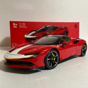 ★ブラーゴ・シグネチャーシリーズ／Burago：Signature Series：1/18 フェラーリ SF90 ストラダーレ Assetto Fiorano (RED) ★未展示モデル