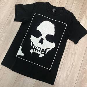 稀少 ナンバーナイン 06SS ガンズ期 ダメージ加工 スカルTシャツ NUMBER (N)INE WELCOME TO THE SHADOW期 アーカイブ 宮下期 オリジナル