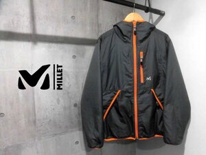 MILLET ミレー 94168130 フード付き 中綿 ジャケット M/フーディ ブルゾン/グレー/メンズ/アウトドア 登山